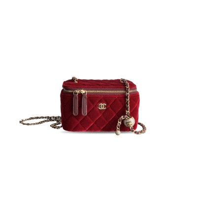 CHANEL 25B BOX VANITY BAG (16*10*8cm)